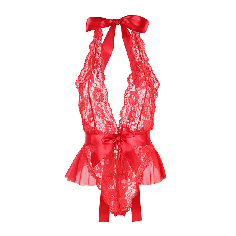 SUBBLIME - 953980 SEXY BODY WITH RUFFLES + BELT RED L/XL - Imagem de 5