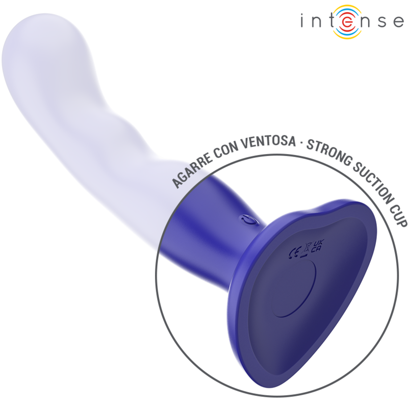 INTENSE - SHORTY VIBRATOR WITH SUCTION CUP BLUE REMOTE CONTROL - Imagem de 5