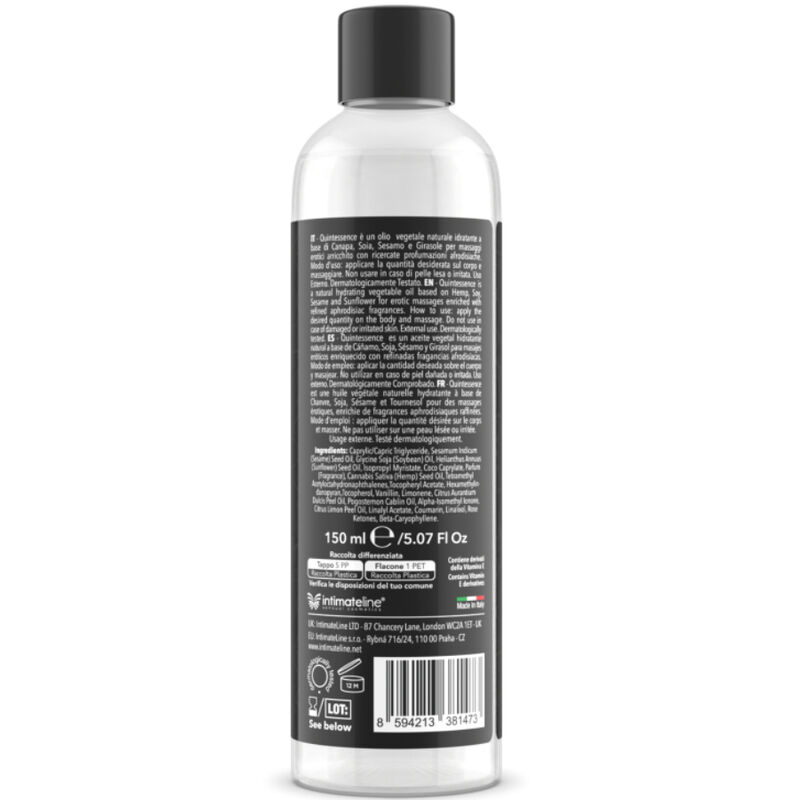 INTIMATELINE LUXURIA - MASSAGE OIL BERRY 150 ML - Imagem de 3