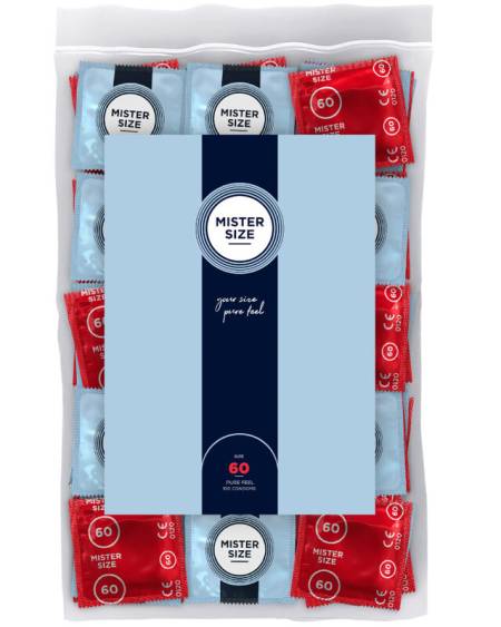 MISTER SIZE - CONDOM SIZE XL 60 MM (100 UNITS)