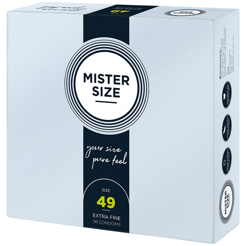 MISTER SIZE - CONDOM SIZE S 49 MM (36 UNITS) - Imagem de 2