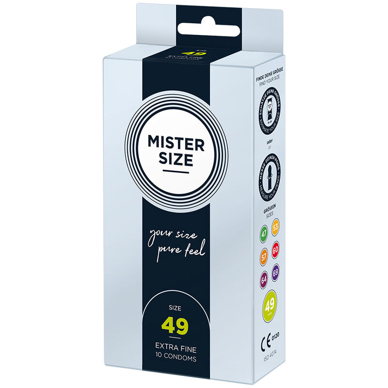 MISTER SIZE - CONDOM SIZE S 49 MM (10 UNITS) - Imagem de 2