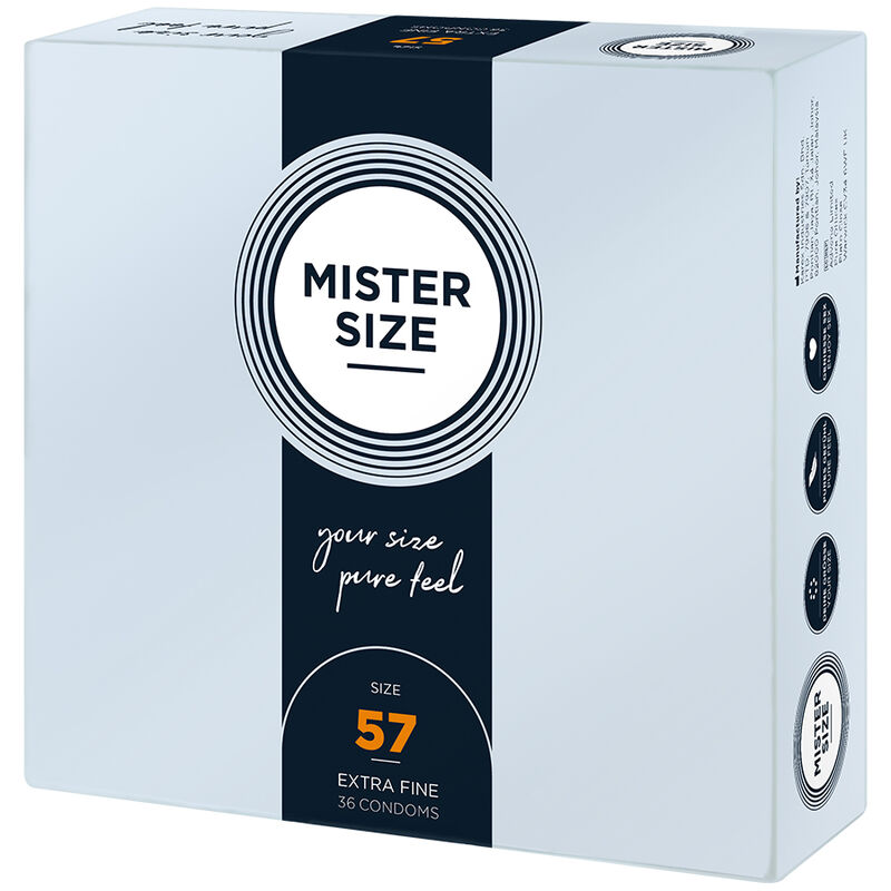 MISTER SIZE - CONDOM SIZE L 57 MM (36 UNITS) - Imagem de 2