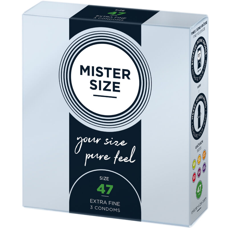 MISTER SIZE - CONDOMS SIZE XS 47 MM (3 UNITS) - Imagem de 2