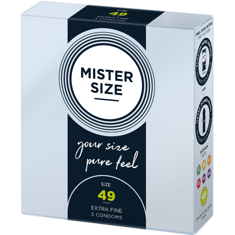 MISTER SIZE - CONDOM SIZE S 49 MM (3 UNITS) - Imagem de 2