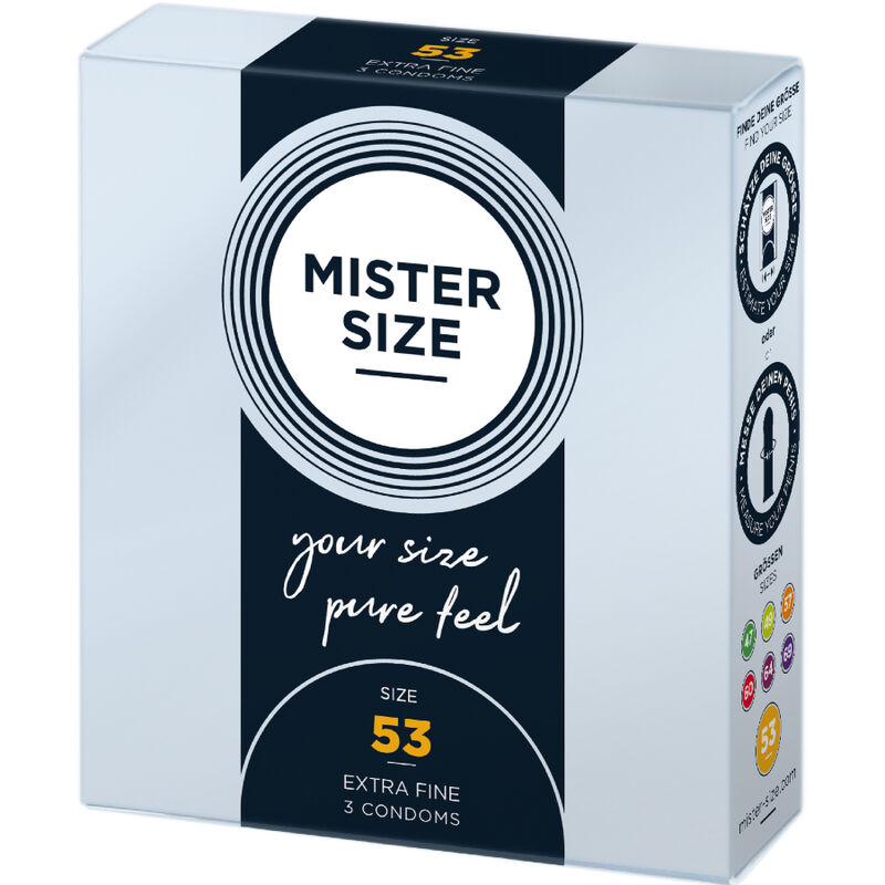 MISTER SIZE - CONDOM SIZE M 53 MM (3 UNITS) - Imagem de 2