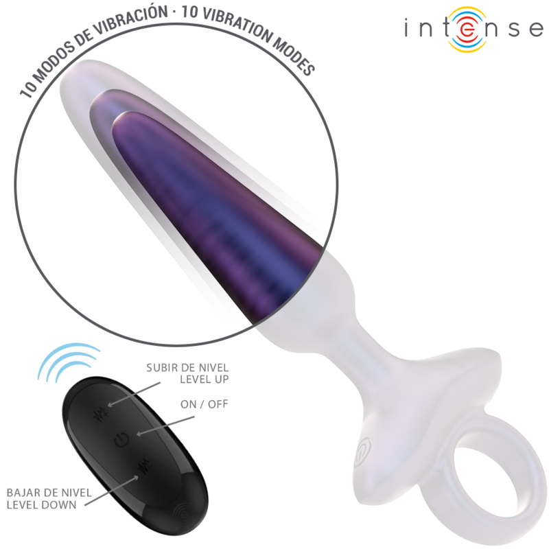 INTENSE - MARLON VIBRATING ANAL PLUG MODEL 4 REMOTE CONTROL - Imagem de 4