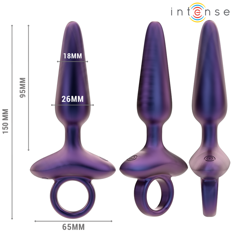 INTENSE - MARLON VIBRATING ANAL PLUG MODEL 4 REMOTE CONTROL - Imagem de 3