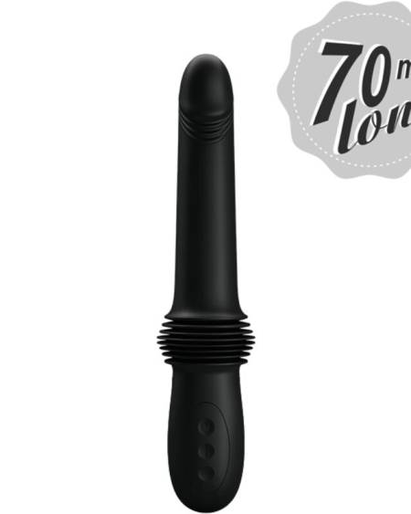 PRETTY LOVE - PAZUZU VIBRATOR 3 THRUST MODES BLACK
