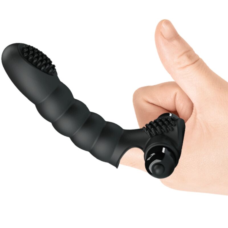 PRETTY LOVE - ALEXANDER FINGER VIBRATOR 10 VIBRATIONS BLACK - Imagem de 3