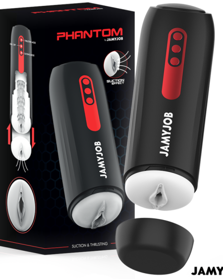 JAMYJOB - PHANTOM AUTOMATIC VAGINA MASTURBATOR 5 SUCTION AND THRUST MODES