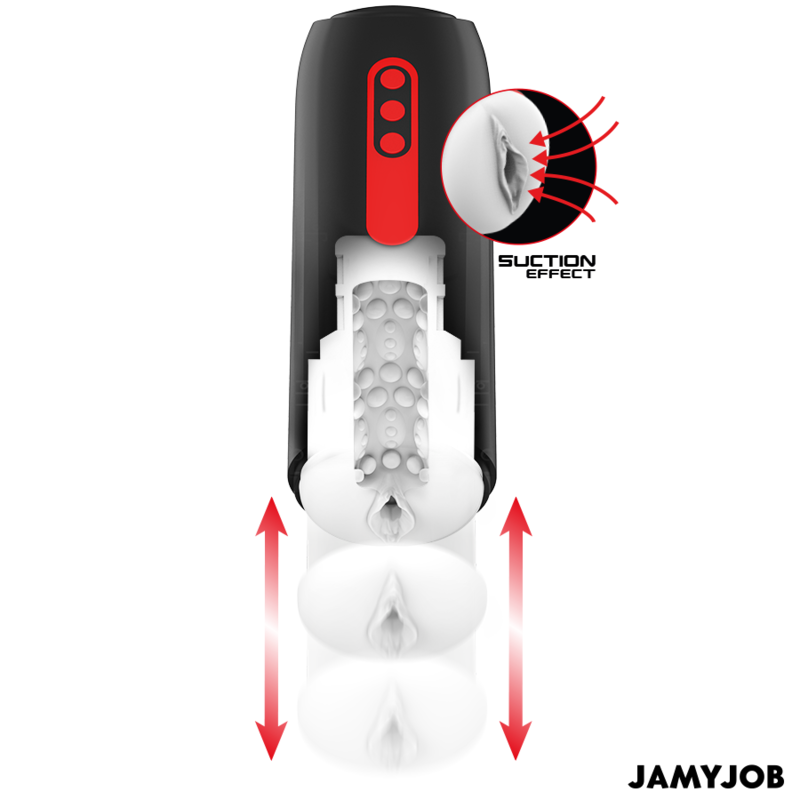 JAMYJOB - PHANTOM AUTOMATIC VAGINA MASTURBATOR 5 SUCTION AND THRUST MODES - Imagem de 2