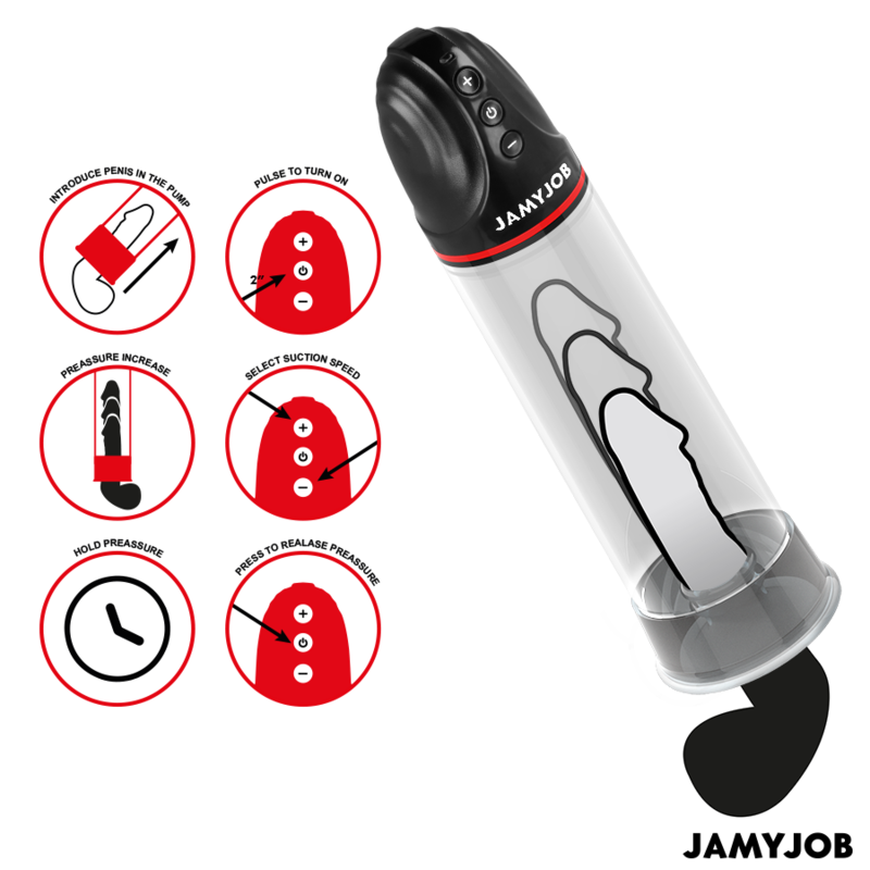 JAMYJOB - XPAND AUTOMATIC PUMP 3 SUCTION LEVELS GREY - Imagem de 2