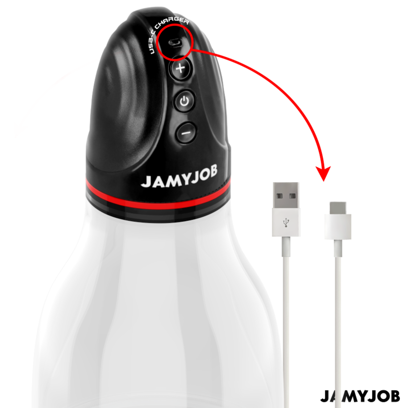 JAMYJOB - XPAND LITE AUTOMATIC TESTICLE PUMP 3 SUCTION LEVELS GREY - Imagem de 4