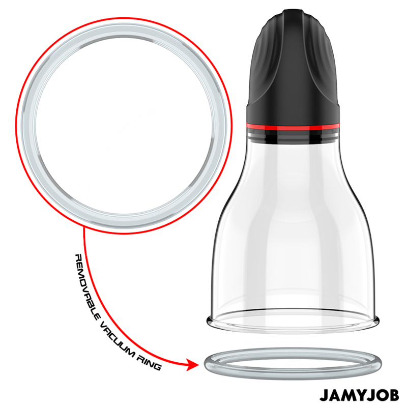 JAMYJOB - XPAND LITE AUTOMATIC TESTICLE PUMP 3 SUCTION LEVELS GREY - Imagem de 5