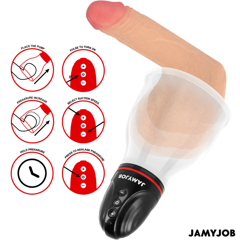 JAMYJOB - XPAND LITE AUTOMATIC TESTICLE PUMP 3 SUCTION LEVELS GREY - Imagem de 2