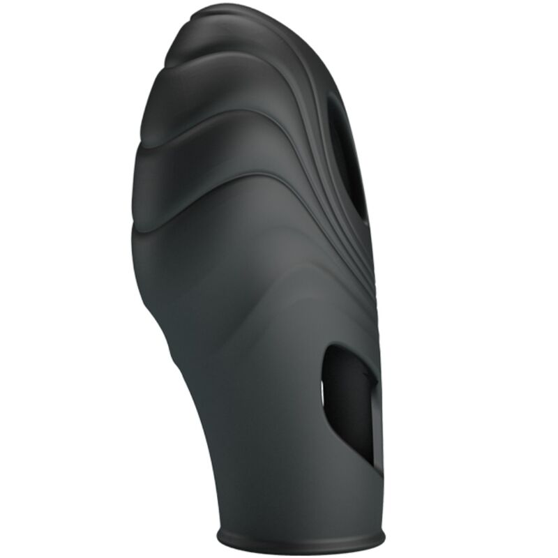 PRETTY LOVE - LICH SILICONE FINGER VIBRATOR BLACK - Imagem de 2