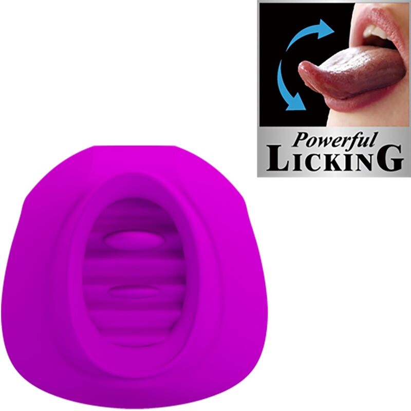 PRETTY LOVE - ESTELLE TONGUE CLITORIS STIMULATOR 12 VIBRATIONS PURPLE - Imagem de 2