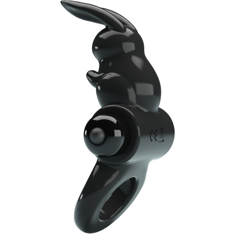 PRETTY LOVE - EXCITING RING RABBIT VIBRATOR RING 10 VIBRATIONS BLACK - Imagem de 2
