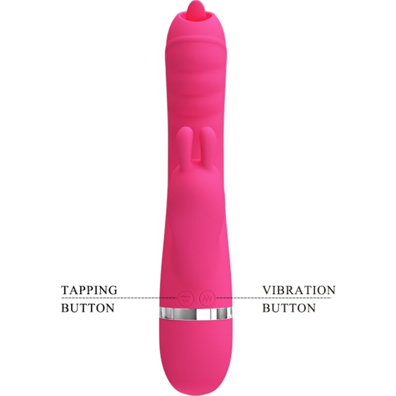 PRETTY LOVE - PHOENIX MULTIFUNCTION RABBIT VIBRATOR PINK - Imagem de 4