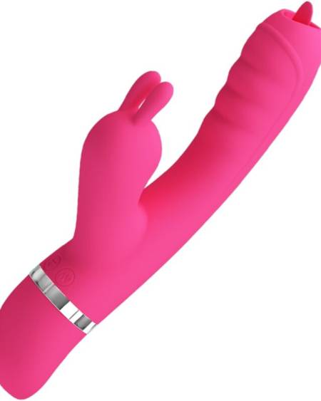 PRETTY LOVE - PHOENIX MULTIFUNCTION RABBIT VIBRATOR PINK