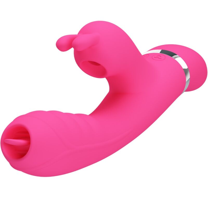 PRETTY LOVE - PHOENIX MULTIFUNCTION RABBIT VIBRATOR PINK - Imagem de 2