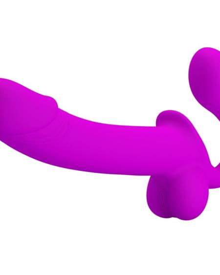 PRETTY LOVE - KELPIE DOUBLE STRAP-ON STIMULATOR PURPLE