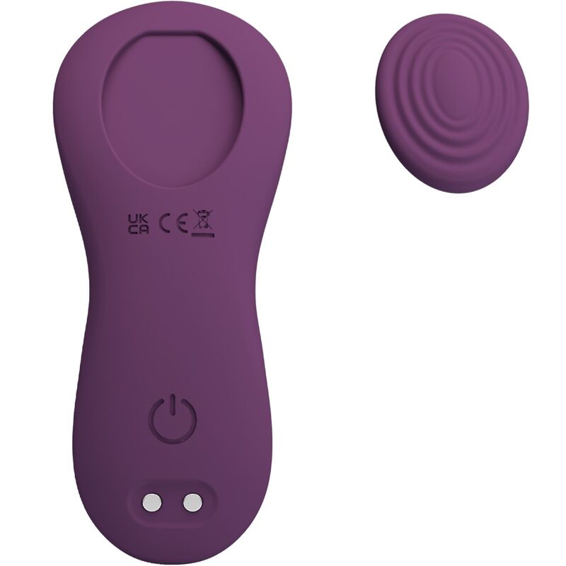 PRETTY LOVE - MANE LAY ON CLITORIS MASSAGER 10 VIBRATIONS REMOTE CONTROL PURPLE - Imagem de 2