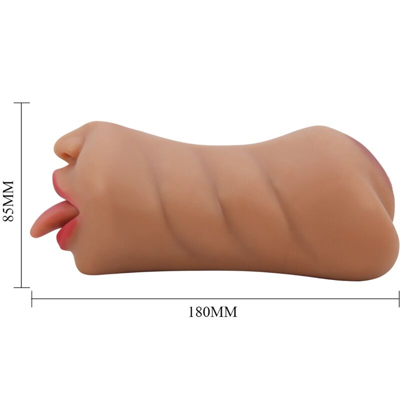 CRAZY BULL - SARAH DOUBLE MASTURBATOR MOUTH VAGINA FLESH - Imagem de 5