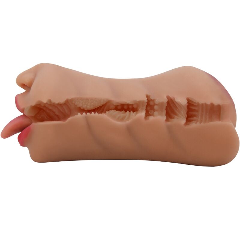 CRAZY BULL - SARAH DOUBLE MASTURBATOR MOUTH VAGINA FLESH - Imagem de 4