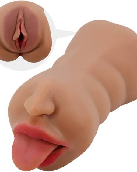 CRAZY BULL - SARAH DOUBLE MASTURBATOR MOUTH  VAGINA FLESH