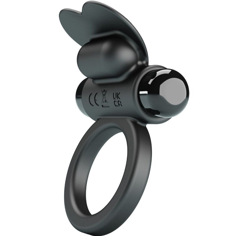 PRETTY LOVE - DEBONAIRE VIBRATING RING RABBIT 10 VIBRATIONS BLACK - Imagem de 2