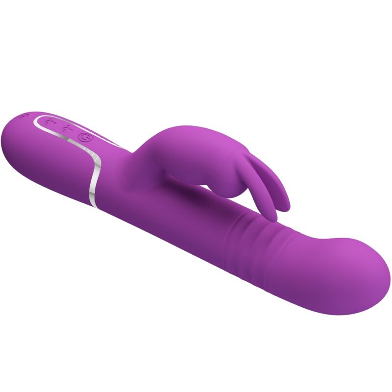 PRETTY LOVE - COALE 4 IN 1 MULTIFUNCTION RABBIT VIBRATOR PURPLE - Imagem de 4