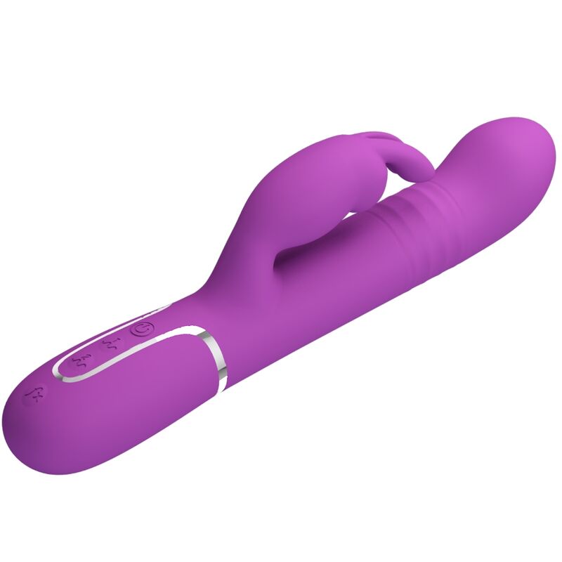 PRETTY LOVE - COALE 4 IN 1 MULTIFUNCTION RABBIT VIBRATOR PURPLE - Imagem de 3