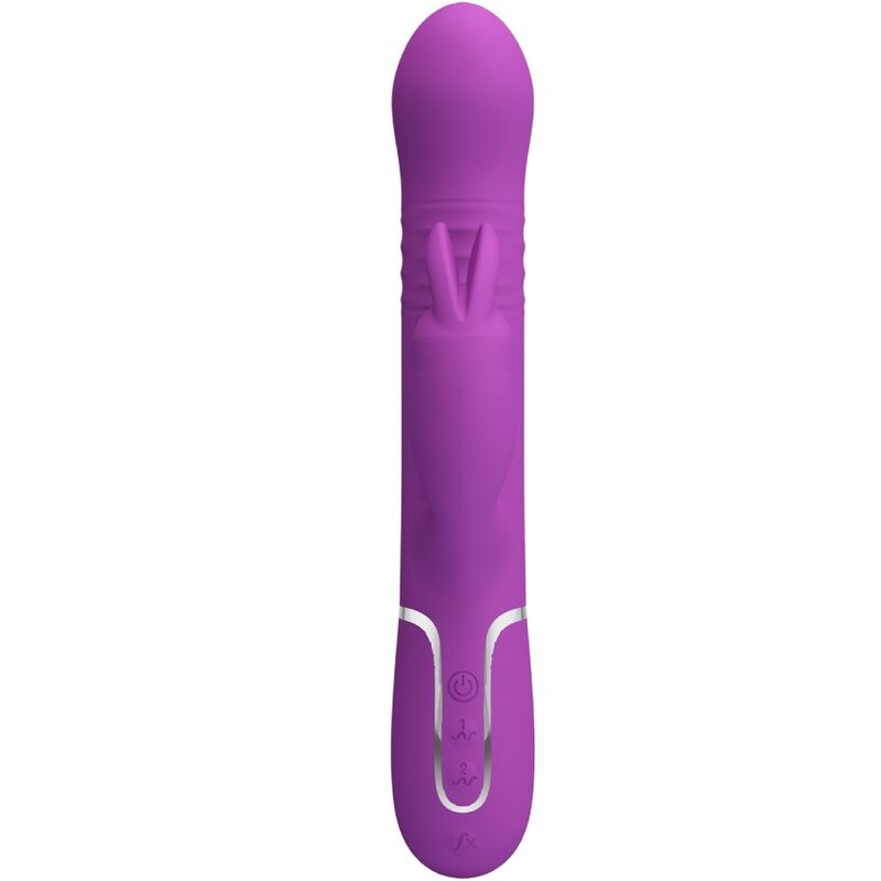 PRETTY LOVE - COALE 4 IN 1 MULTIFUNCTION RABBIT VIBRATOR PURPLE - Imagem de 2