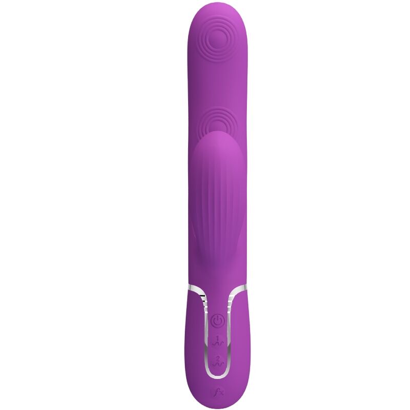 PRETTY LOVE - PERLITA 3 IN 1 MULTIFUNCTION RABBIT VIBRATOR PURPLE - Imagem de 2
