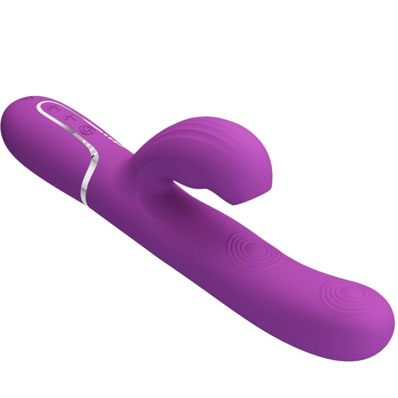 PRETTY LOVE - PERLITA 3 IN 1 MULTIFUNCTION RABBIT VIBRATOR PURPLE - Imagem de 4