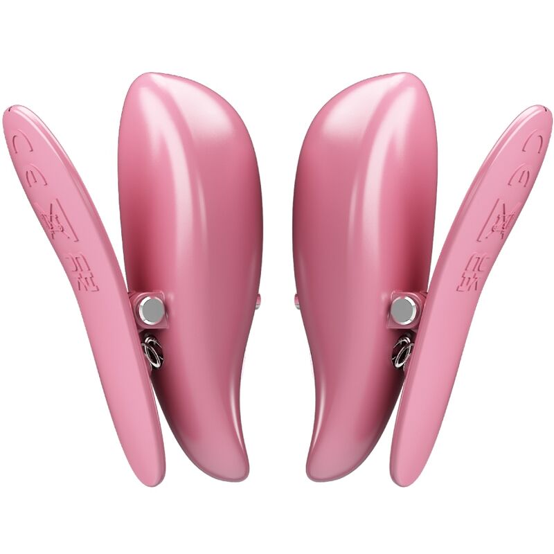 PRETTY LOVE - CAILEY NIPPLE CLAMPS 10 VIBRATIONS REMOTE CONTROL PINK - Imagem de 3