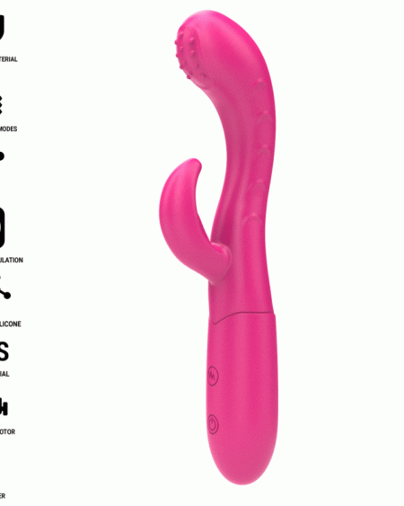 INTENSE - AMARA VIBRATOR WITH STIMULATING TONGUE 10 VIBRATIONS PINK