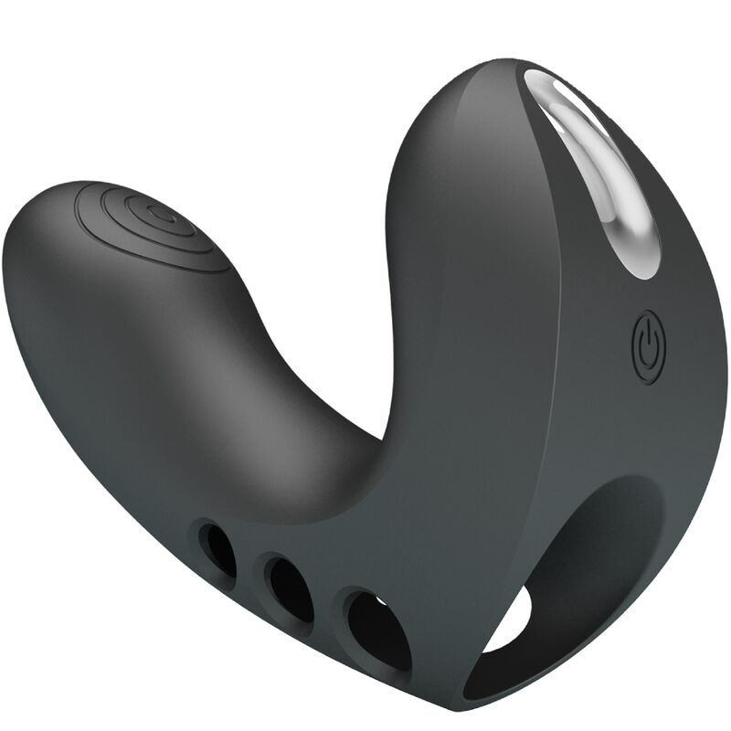 PRETTY LOVE - CAMELIA FINGER VIBRATOR 7 VIBRATIONS BLACK - Imagem de 2
