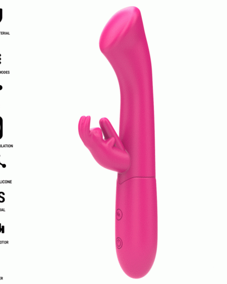 INTENSE - JULIETA RABBIT VIBRATOR 18.6 CM 10 VIBRATIONS PINK