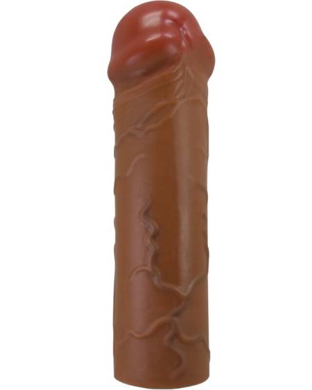 PRETTY LOVE - NILE PENIS SLEEVE WITH 2.5 CM EXTENSION MULATTO