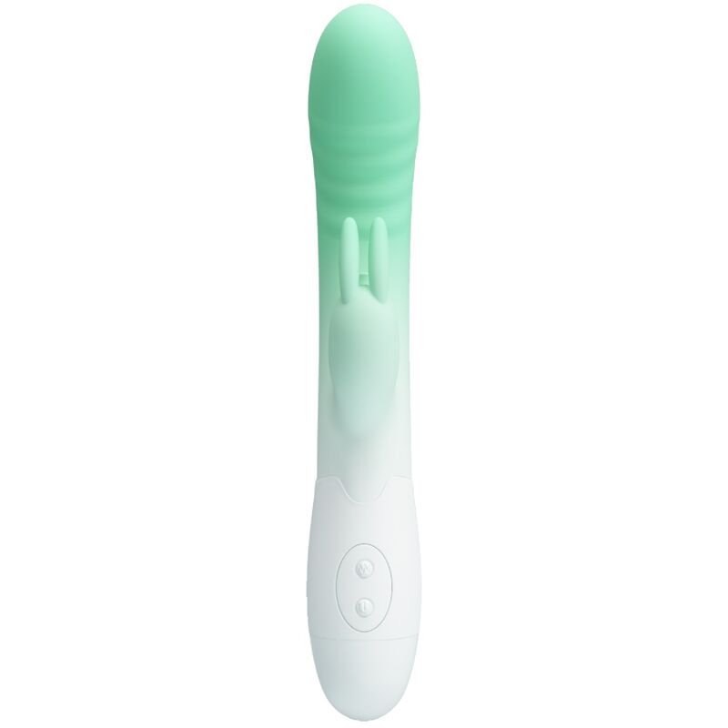 PRETTY LOVE - CERBERUS RABBIT VIBRATOR 3O VIBRATIONS GREEN - Imagem de 2