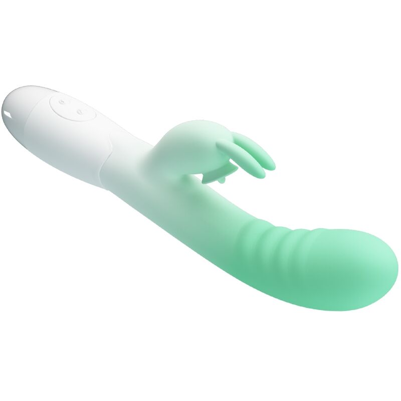 PRETTY LOVE - CERBERUS RABBIT VIBRATOR 3O VIBRATIONS GREEN - Imagem de 3