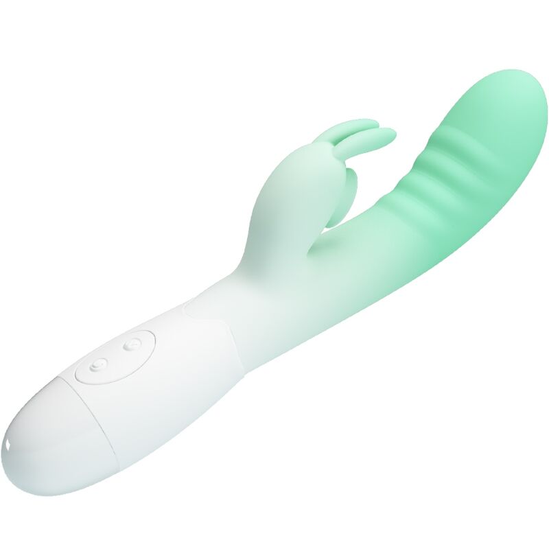 PRETTY LOVE - CERBERUS RABBIT VIBRATOR 3O VIBRATIONS GREEN - Imagem de 4