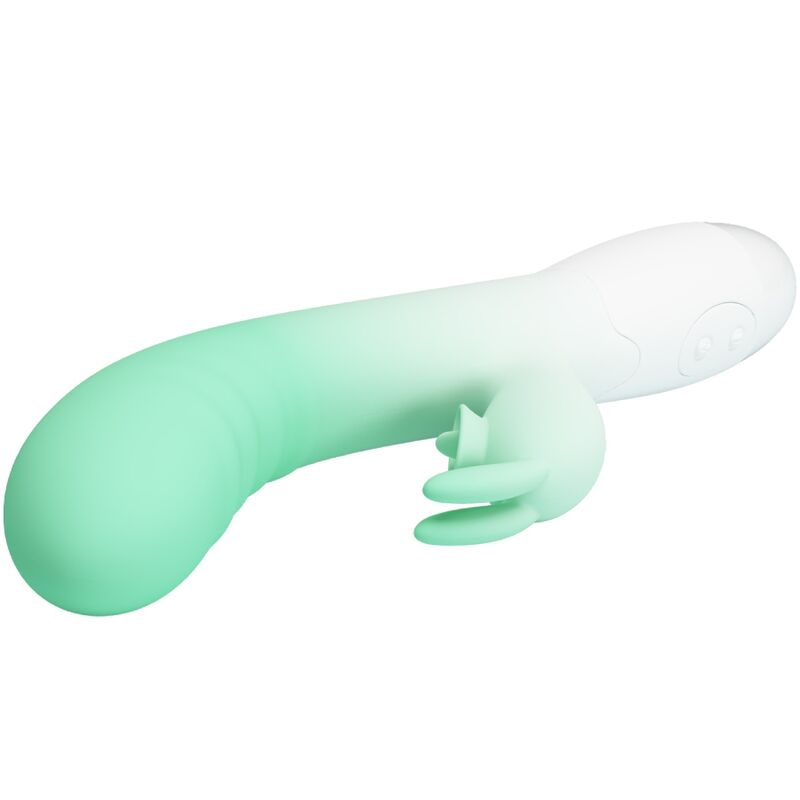 PRETTY LOVE - CERBERUS RABBIT VIBRATOR 3O VIBRATIONS GREEN - Imagem de 5