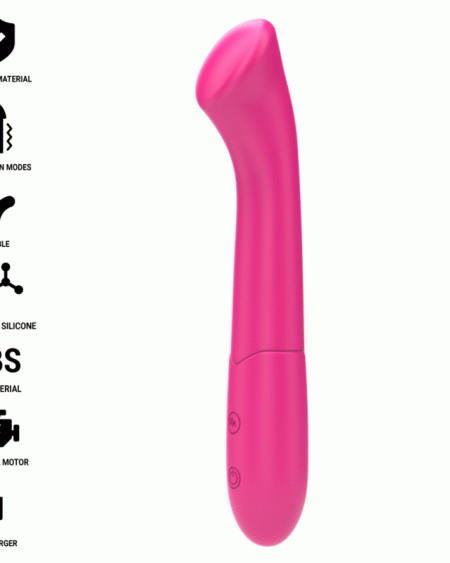 INTENSE - PATY VIBRATOR 19 CM FLEXIBLE 10 VIBRATIONS MODEL 2 PINK