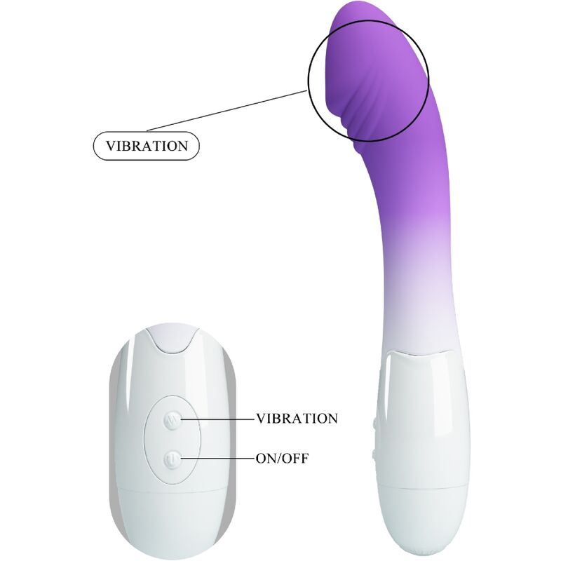 PRETTY LOVE - ELEMENTAL G-SPOT VIBRATOR 30 VIBRATIONS PURPLE - Imagem de 4