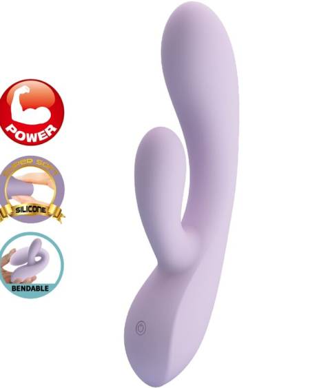 PRETTY LOVE - ROSOLYN RABBIT VIBRATOR 10 VIBRATIONS PURPLE