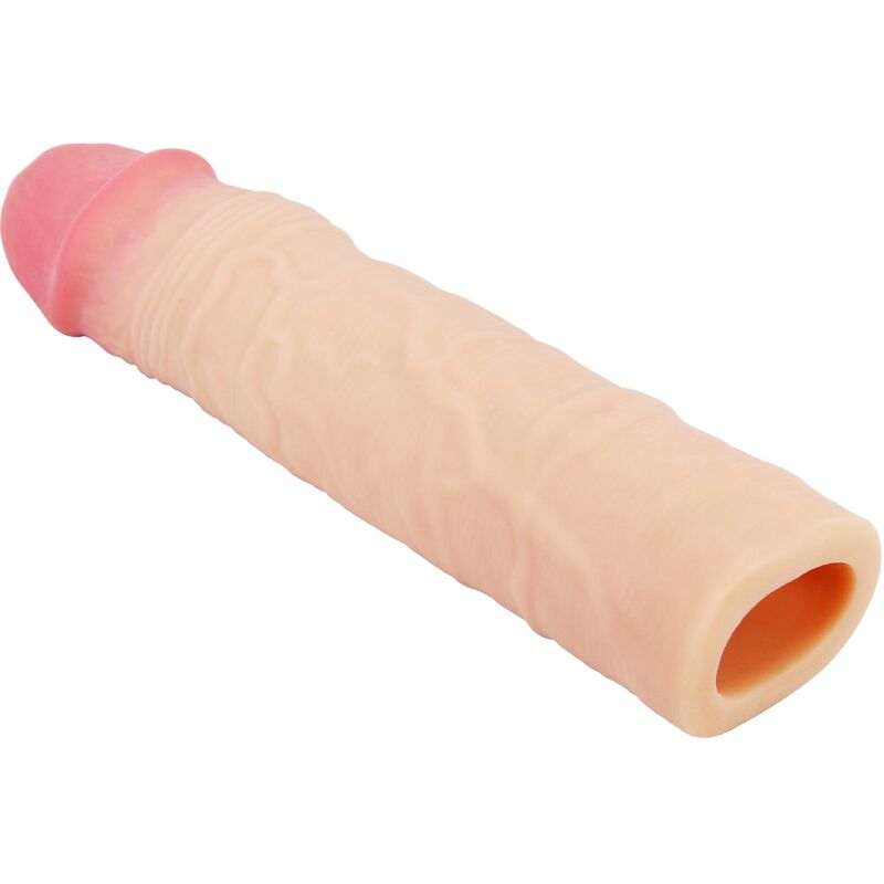 PRETTY LOVE - CHELSEA PENIS SLEEVE WITH 7.6 CM EXTENSION FLESH - Imagem de 3